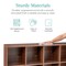 Best Choice Products 8-Cube Bookshelf, 13.5in Display Storage System, Organizer w/ Removable Back Panels